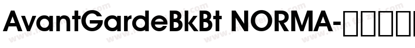 AvantGardeBkBt NORMA字体转换